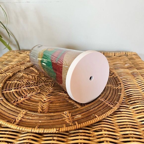 Starbucks Holiday Sand Flow Glitter Cold Cup Tumbler Venti 24 oz No Straw - Picture 2 of 4